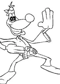 Fisă de colorat cu Judo de colorat p13