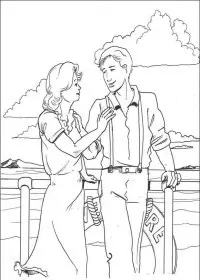 Fisă de colorat cu King kong de colorat p13