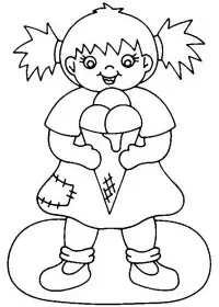 Fisă de colorat cu La mare de colorat p27