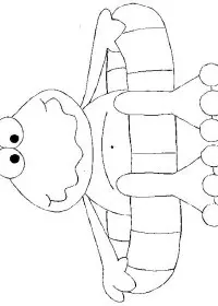 Fisă de colorat cu La mare de colorat p31