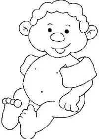 Fisă de colorat cu La mare de colorat p33