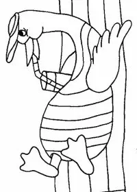 Fisă de colorat cu La mare de colorat p43