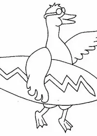 Fisă de colorat cu La mare de colorat p49