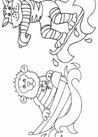 Fisă de colorat cu La mare de colorat p52