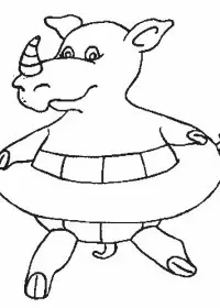 Fisă de colorat cu La mare de colorat p53