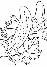 Fisă de colorat cu Legume de colorat p06