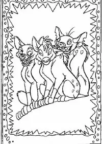 Lion King de colorat