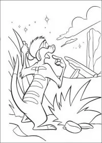 Fisă de colorat cu Lion king de colorat p28