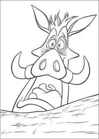 Fisă de colorat cu Lion king de colorat p54