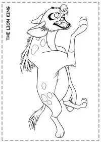 Fisă de colorat cu Lion king de colorat p91