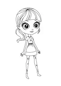 Fisă de colorat cu Littlest Pet Shop p25