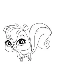 Fisă de colorat cu Littlest Pet Shop p27