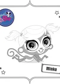 Fisă de colorat cu Littlest Pet Shop p36