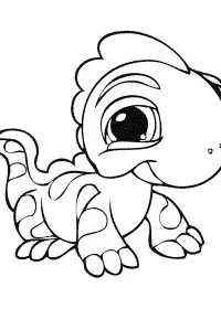 Fisă de colorat cu Littlest Pet Shop p43