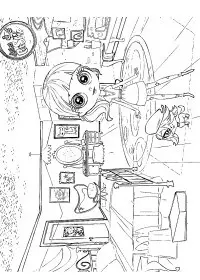 Fisă de colorat cu Littlest Pet Shop p51