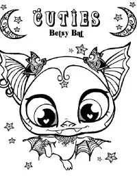 Fisă de colorat cu Littlest Pet Shop p59