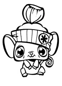 Fisă de colorat cu Littlest Pet Shop p7