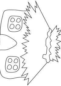 Fisă de colorat cu Locuinte de colorat p07