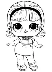 Fisă de colorat cu Lol p10