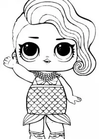 Fisă de colorat cu Lol p13