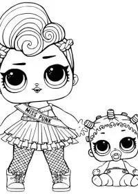 Fisă de colorat cu Lol p15