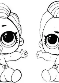 Fisă de colorat cu Lol p17