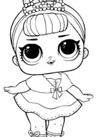 Fisă de colorat cu Lol p20