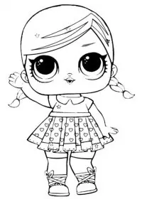 Fisă de colorat cu Lol p22