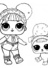 Fisă de colorat cu Lol p23