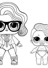 Fisă de colorat cu Lol p26