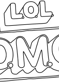 Fisă de colorat cu Lol p27