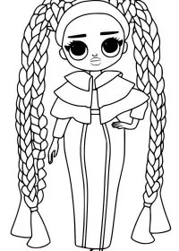 Fisă de colorat cu Lol p29