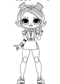 Fisă de colorat cu Lol p32