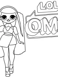 Fisă de colorat cu Lol p34