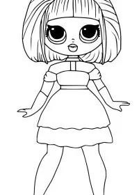 Fisă de colorat cu Lol p36