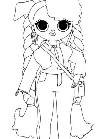 Fisă de colorat cu Lol p37