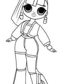 Fisă de colorat cu Lol p38
