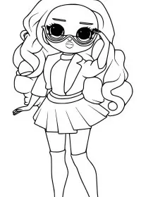 Fisă de colorat cu Lol p39