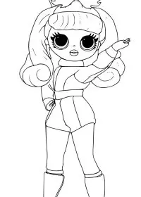 Fisă de colorat cu Lol p41