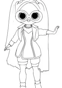Fisă de colorat cu Lol p42