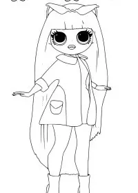 Fisă de colorat cu Lol p43