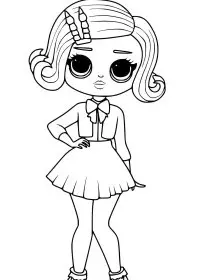 Fisă de colorat cu Lol p49