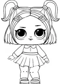Fisă de colorat cu Lol p6