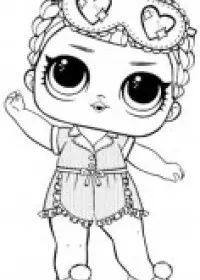 Fisă de colorat cu Lol p7