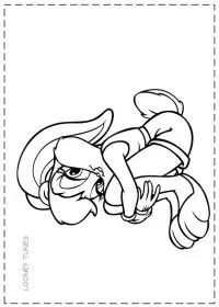 Fisă de colorat cu Looney tunes de colorat p27
