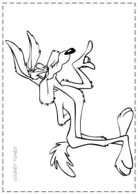 Fisă de colorat cu Looney tunes de colorat p33