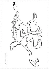 Fisă de colorat cu Looney tunes de colorat p36