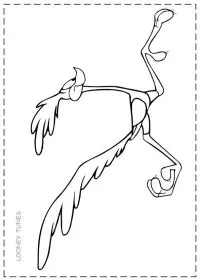 Fisă de colorat cu Looney tunes de colorat p39