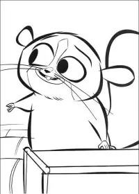 Fisă de colorat cu Madagascar de colorat p39