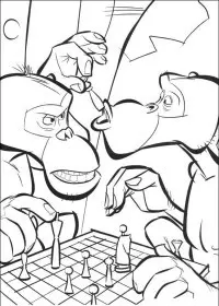 Fisă de colorat cu Madagascar de colorat p41